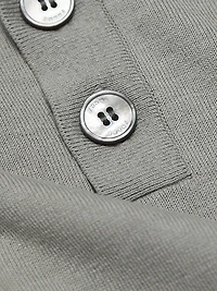 Silk-Cotton Polo Shirt