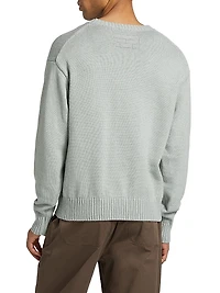 Cotton-Silk Crewneck Sweater