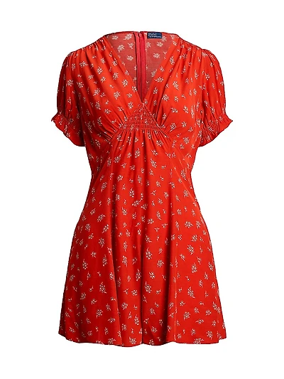 Floral Crepe Romper