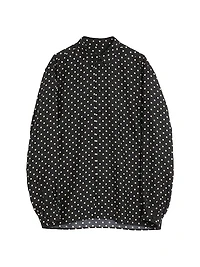 Silk Twill Shirt with Plusdepois Print