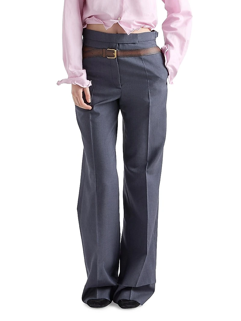 Silk and Mohair Pants