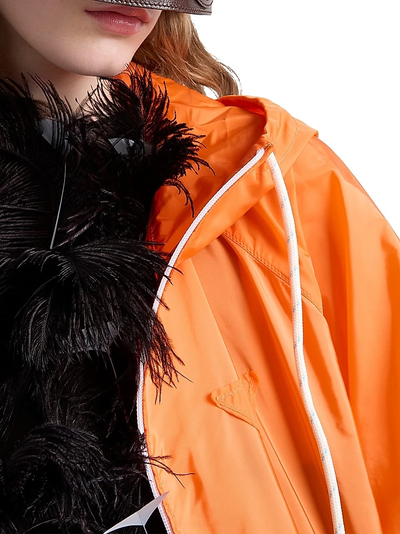 Lightweight Re-Nylon Rain Jacket