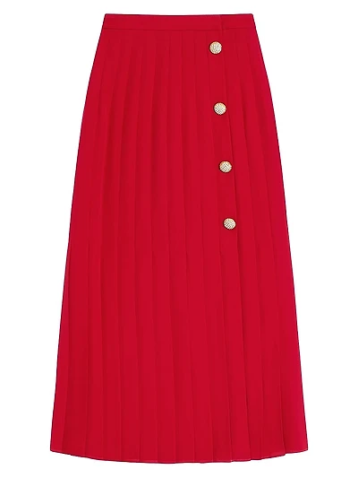 Georgette Midi Skirt