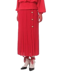 Georgette Midi Skirt