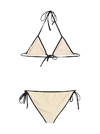 Toute La V Lycra Jacquard Bikini