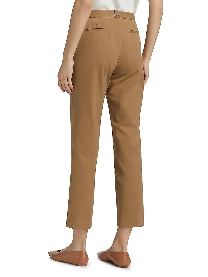 Tecno Tailored Regular-Fit Trousers