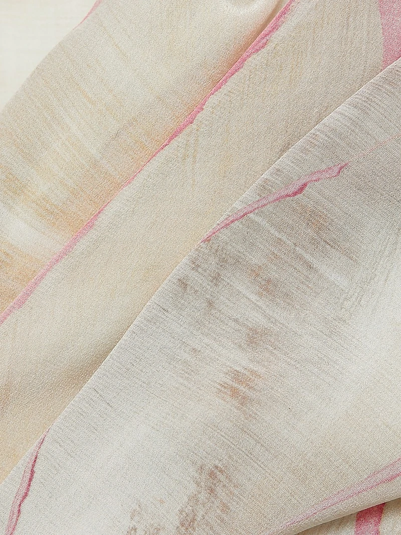 Silk Printed Crepe De Chine Blouse