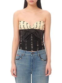 Chiffon Top with Plusdepois Print