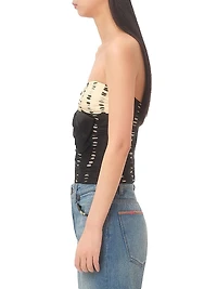 Chiffon Top with Plusdepois Print