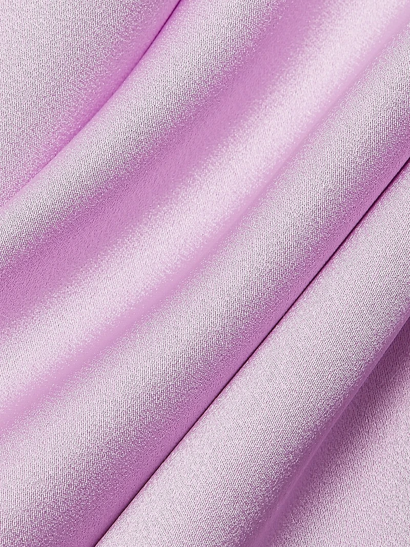 Joanna Asymmetric Draped Midi-Dress