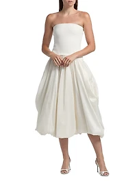 Izzy Strapless Pickup Midi-Dress