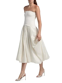 Izzy Strapless Pickup Midi-Dress