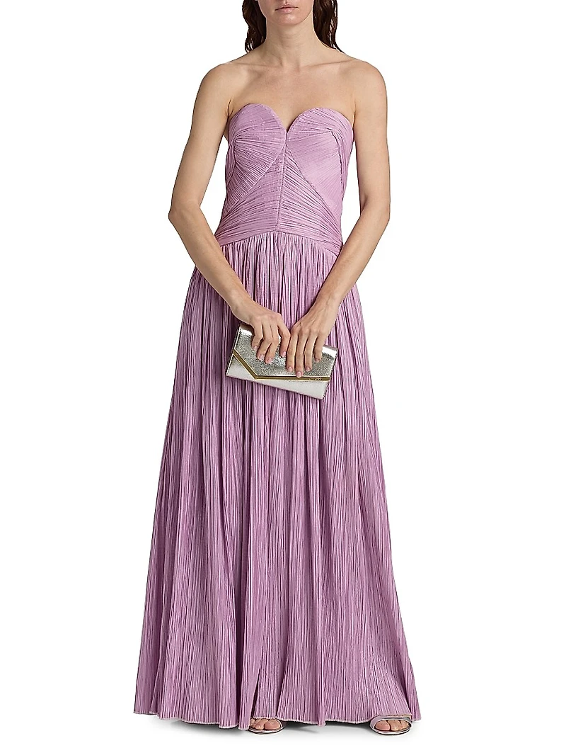 Aubriella Bustier Strapless Gown