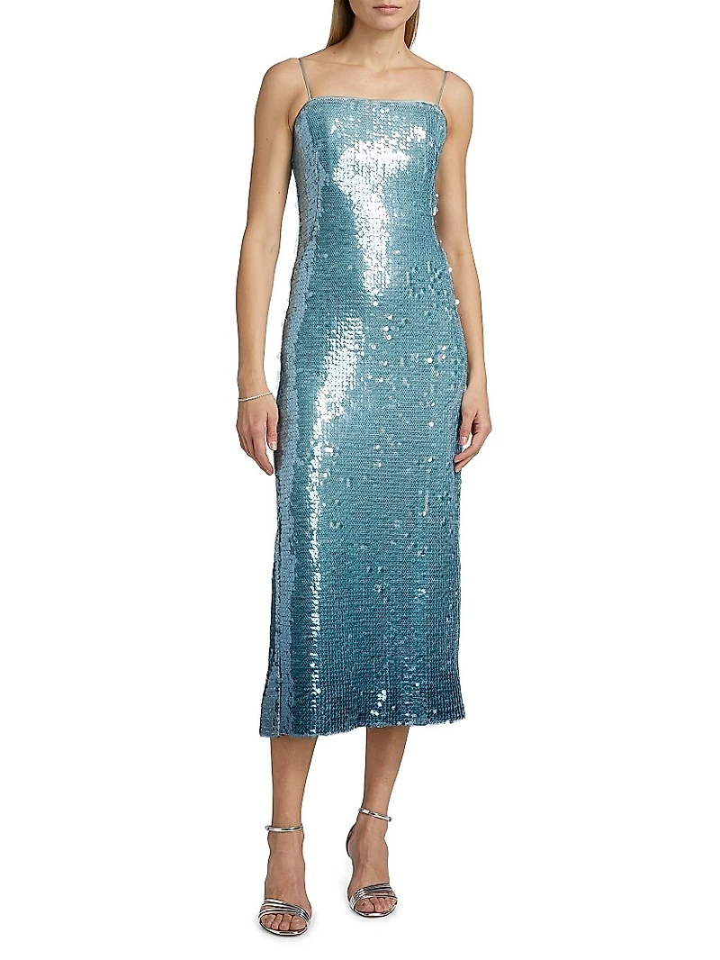 Leilani Sequined Midi-Dress