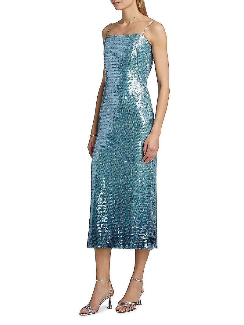 Leilani Sequined Midi-Dress