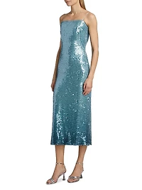 Leilani Sequined Midi-Dress