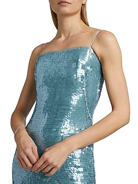 Leilani Sequined Midi-Dress