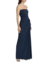 Emma Bustier Strapless Gown
