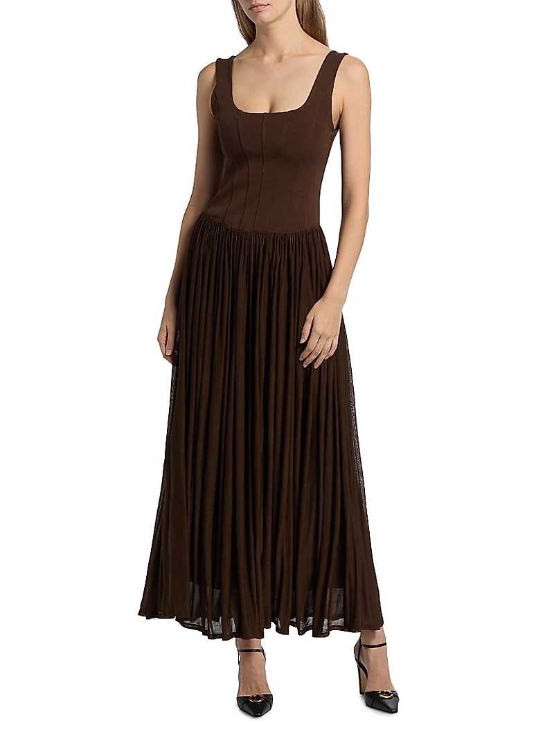 Jamie Scoopneck Maxi Dress