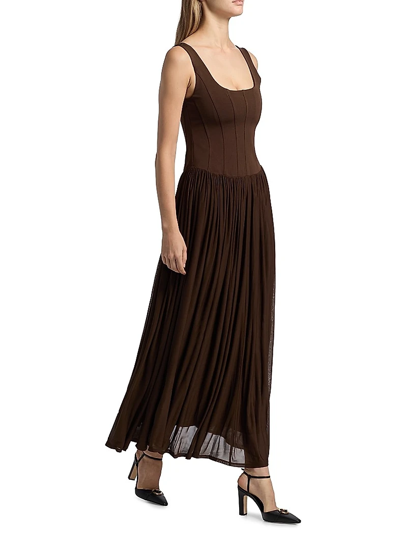 Jamie Scoopneck Maxi Dress
