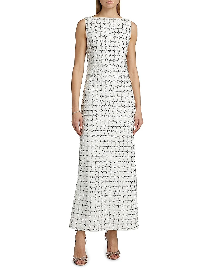 Claudia Embellished Maxi Dress