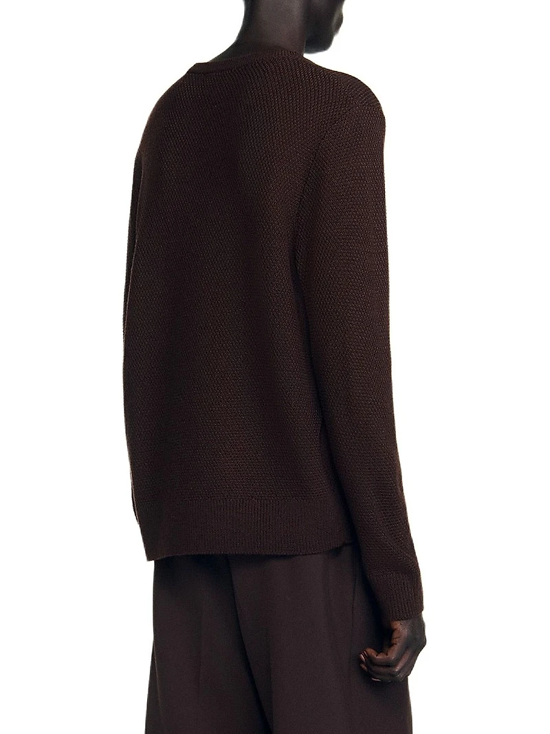 Textured Knit Sweater