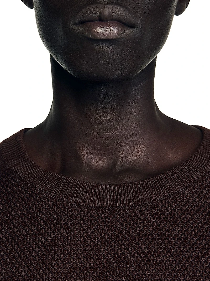 Textured Knit Sweater