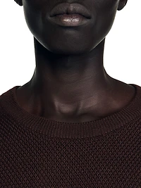 Textured Knit Sweater