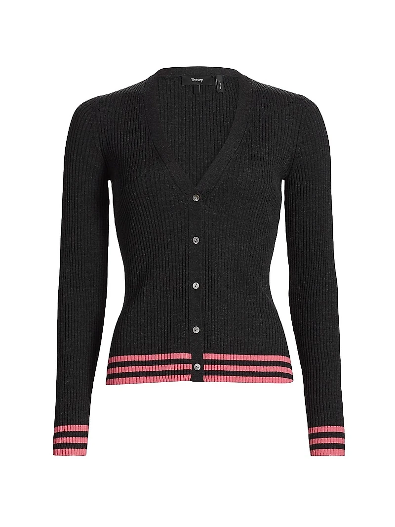 Classic Wool Knit Cardigan