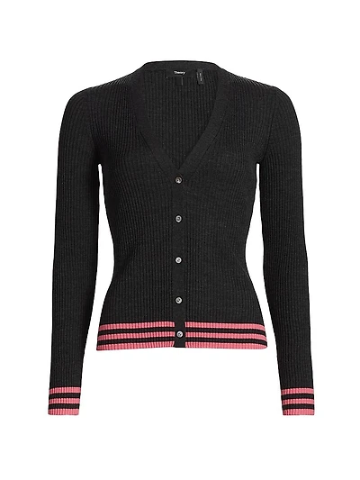 Classic Wool Knit Cardigan