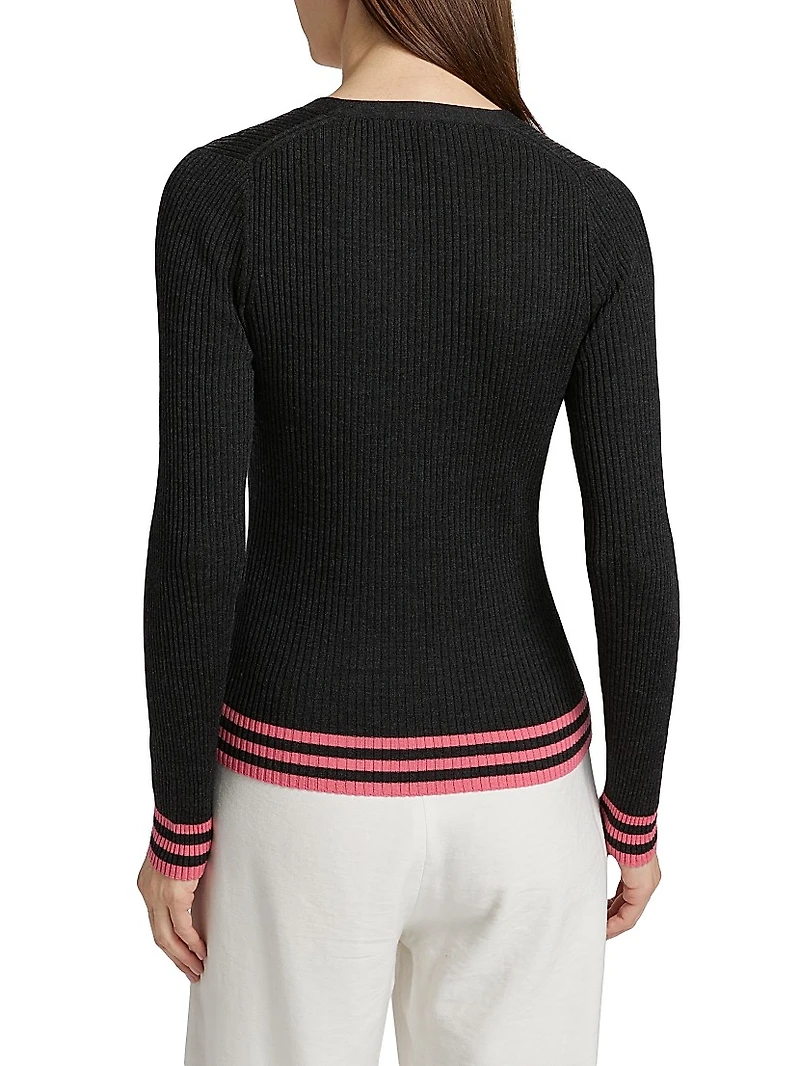 Classic Wool Knit Cardigan