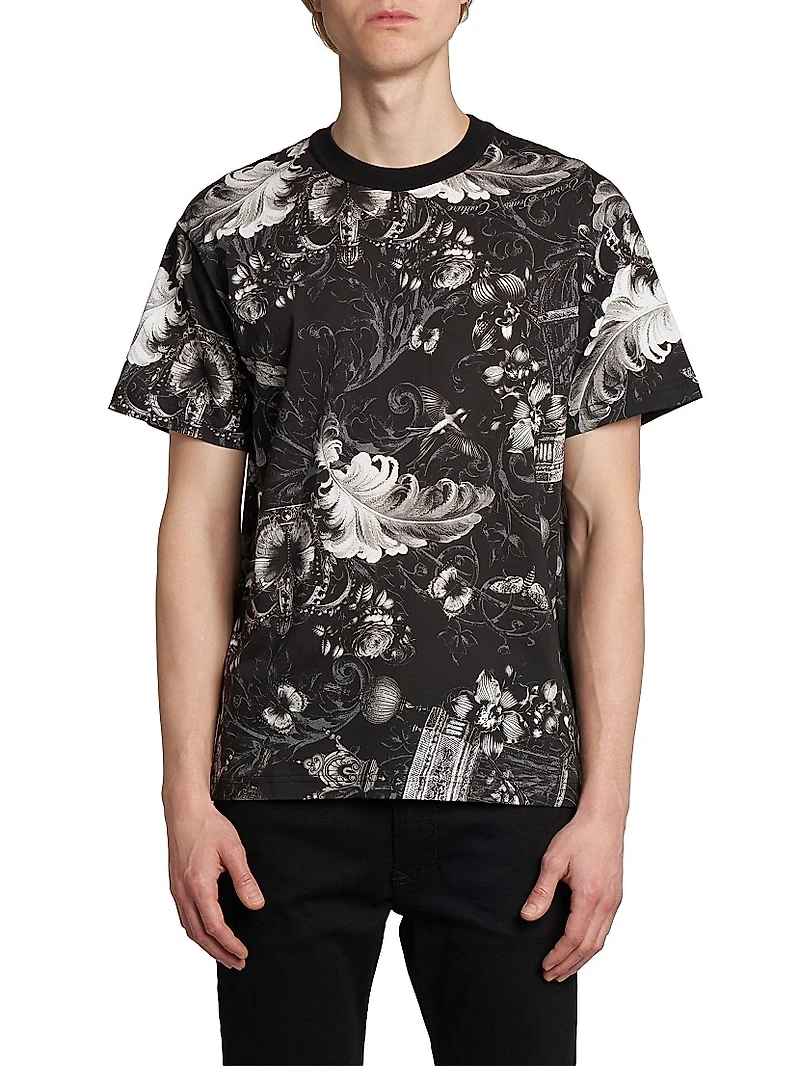 Monochromatic Barocco Crewneck T-Shirt