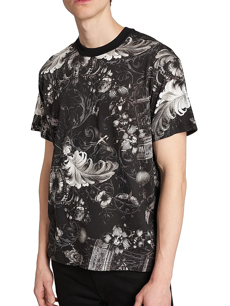 Monochromatic Barocco Crewneck T-Shirt