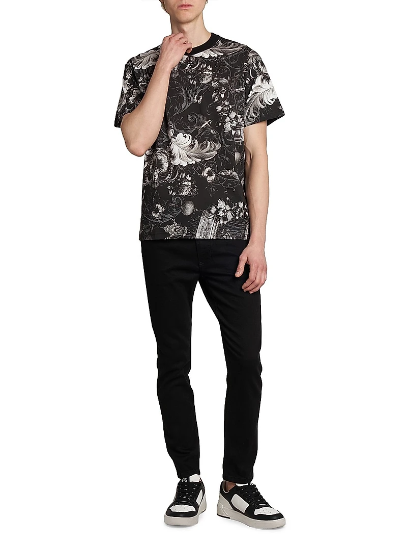 Monochromatic Barocco Crewneck T-Shirt