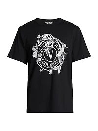 Barocco Logo Crewneck T-Shirt