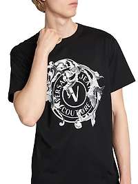 Barocco Logo Crewneck T-Shirt