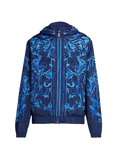 Tonal Barocco Hooded Jacket