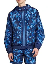 Tonal Barocco Hooded Jacket