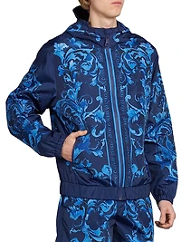 Tonal Barocco Hooded Jacket