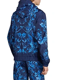 Tonal Barocco Hooded Jacket