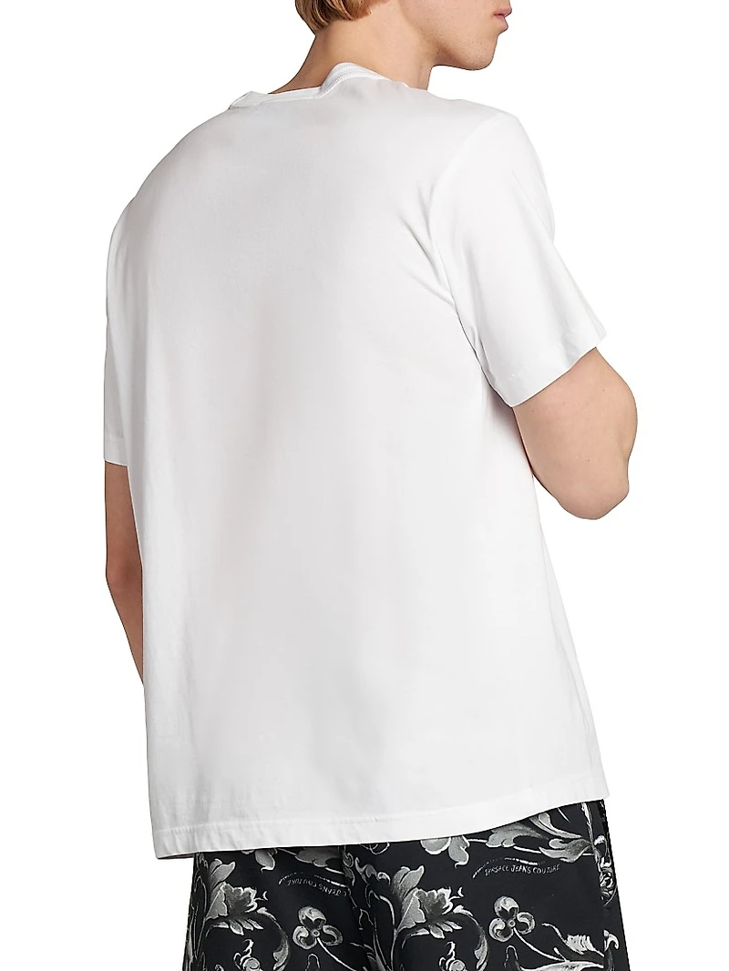 Metallic Logo Crewneck T-Shirt