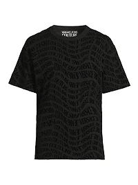 Curved Logo Crewneck T-Shirt