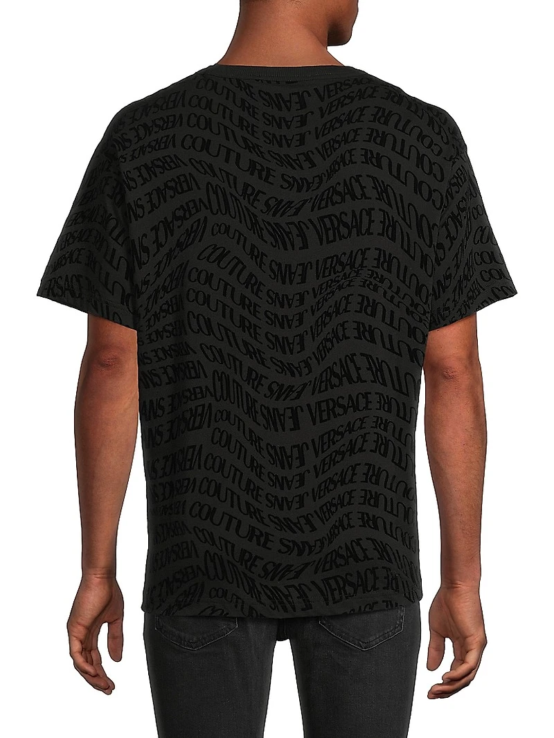 Curved Logo Crewneck T-Shirt