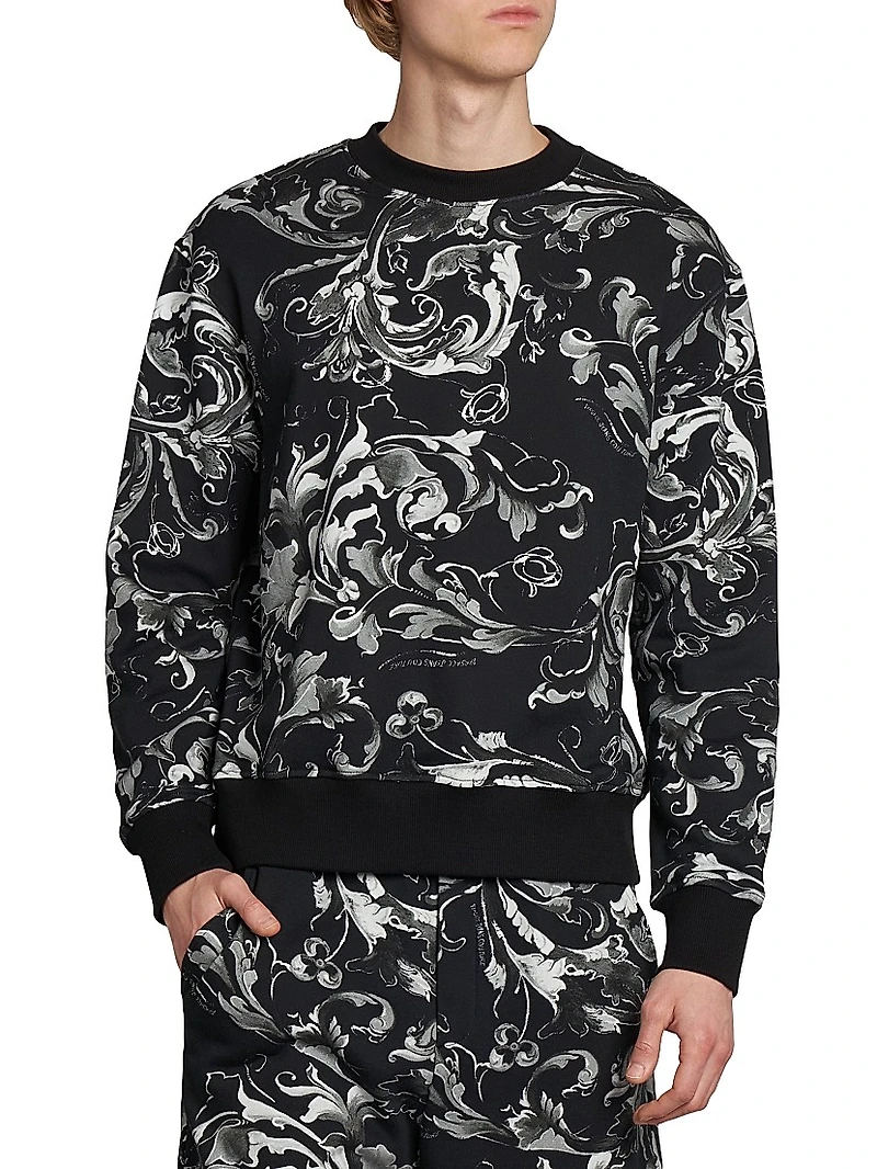 Barocco Print Sweatshirt