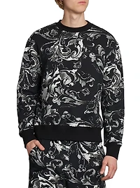 Barocco Print Sweatshirt