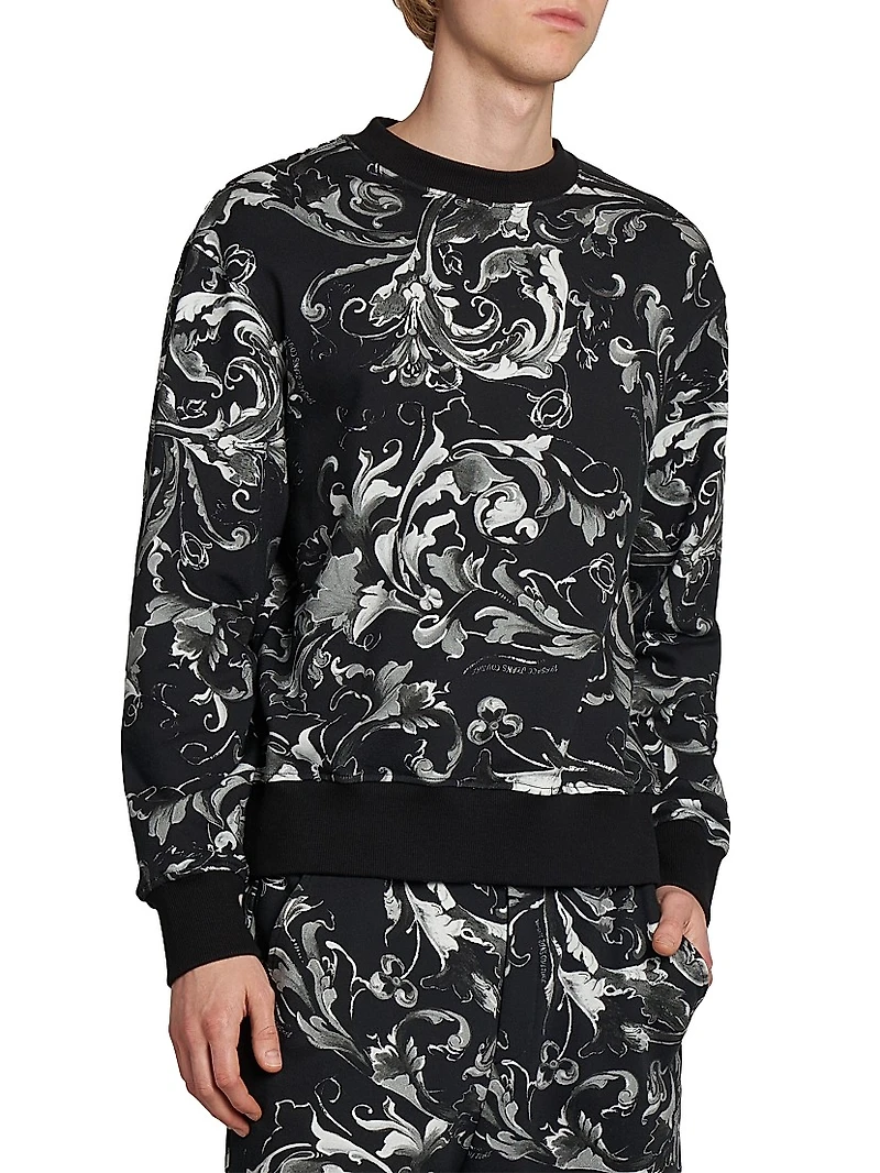 Barocco Print Sweatshirt