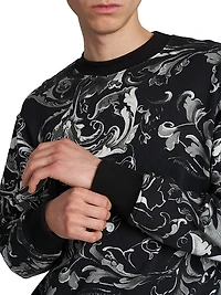 Barocco Print Sweatshirt