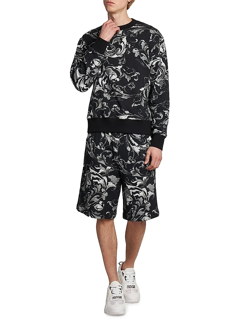 Barocco Print Sweatshirt