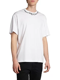 Warped Logo Crewneck T-Shirt