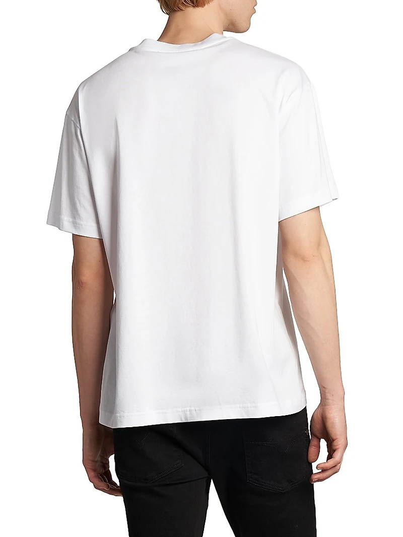 Warped Logo Crewneck T-Shirt